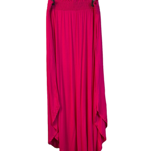 Sweet Lovely Pink Maxi Skirt Size 1XL Stretch Waistband New